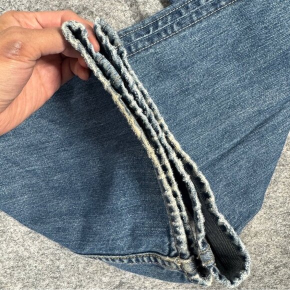 Old Navy Vintage Denim Y2K  90s 2000s Women's Blue Jeans Low Waist Size 6 - Picture 7 of 14